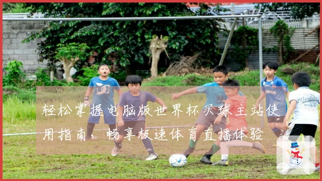 轻松掌握电脑版世界杯买球主站使用指南,畅享极速体育直播体验